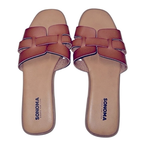 Sonoma Shoes - Sonoma brown sandals size 8